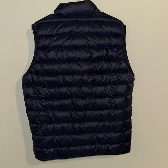 EDDIE BAUER Men’s Navy Blue Down Zip Vest With Pockets Size M - Picture 4 of 9